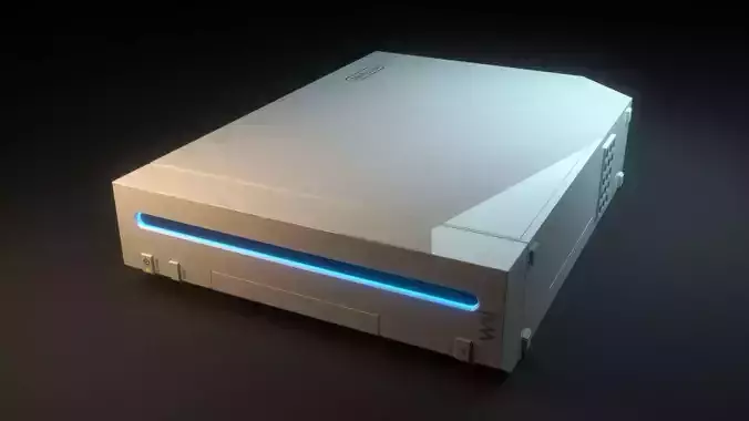 High Quality Nintendo WII 3D Model 3D model