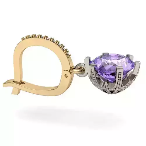  fashion earring with gems 