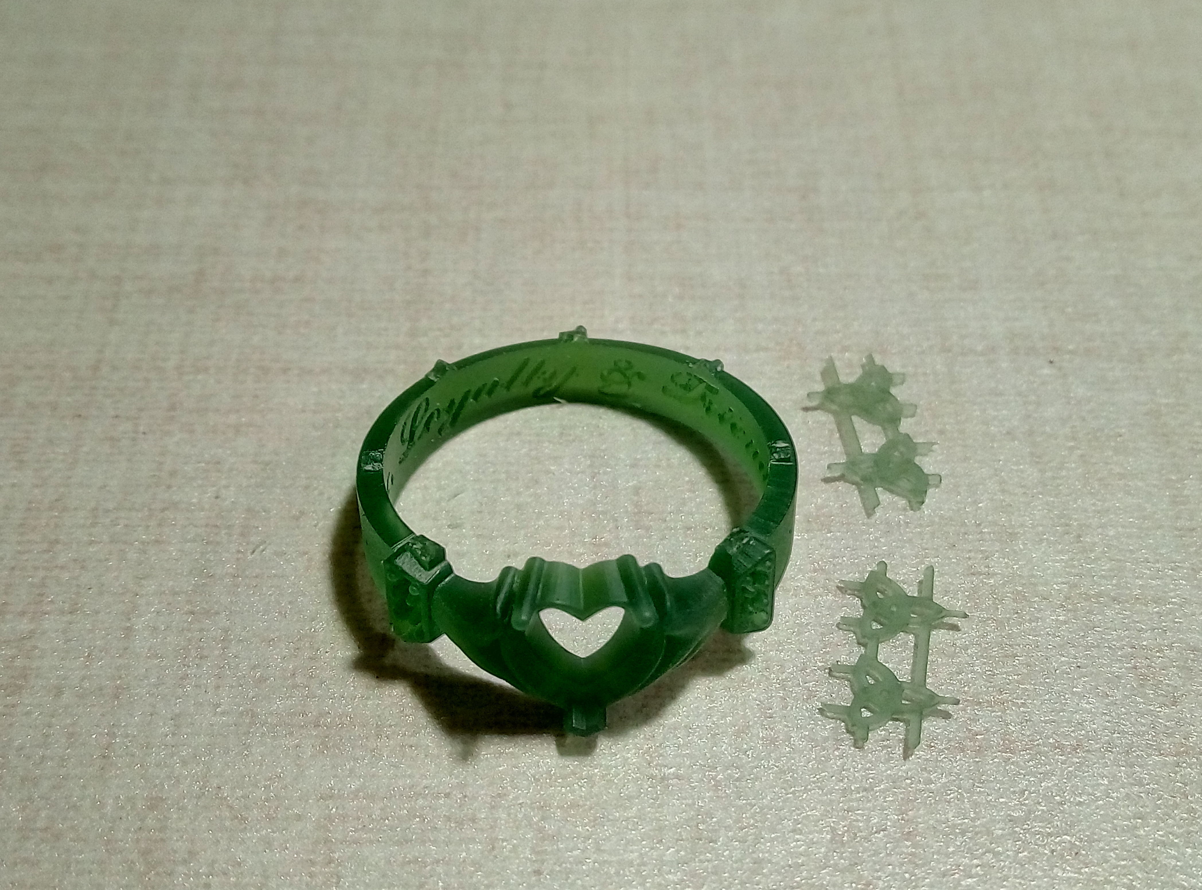  Claddagh Ring 3D print model_6