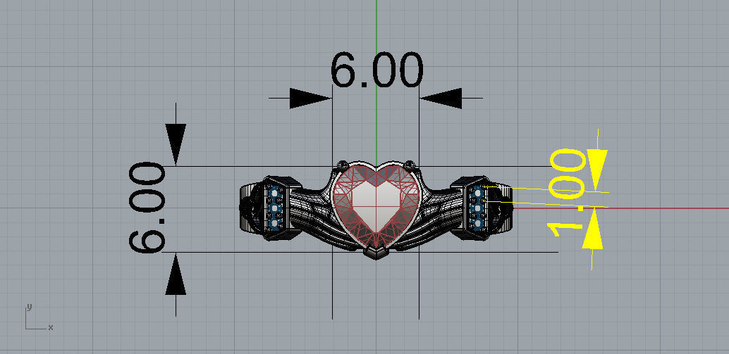  Claddagh Ring 3D print model_4