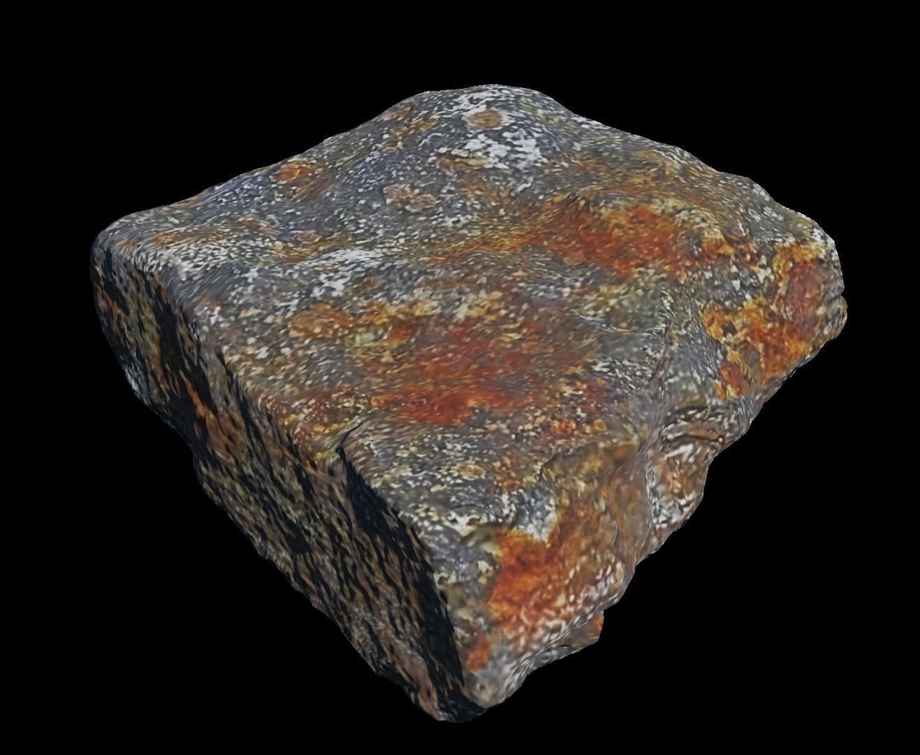 Rock Collection 01 Low-poly 3D model_21