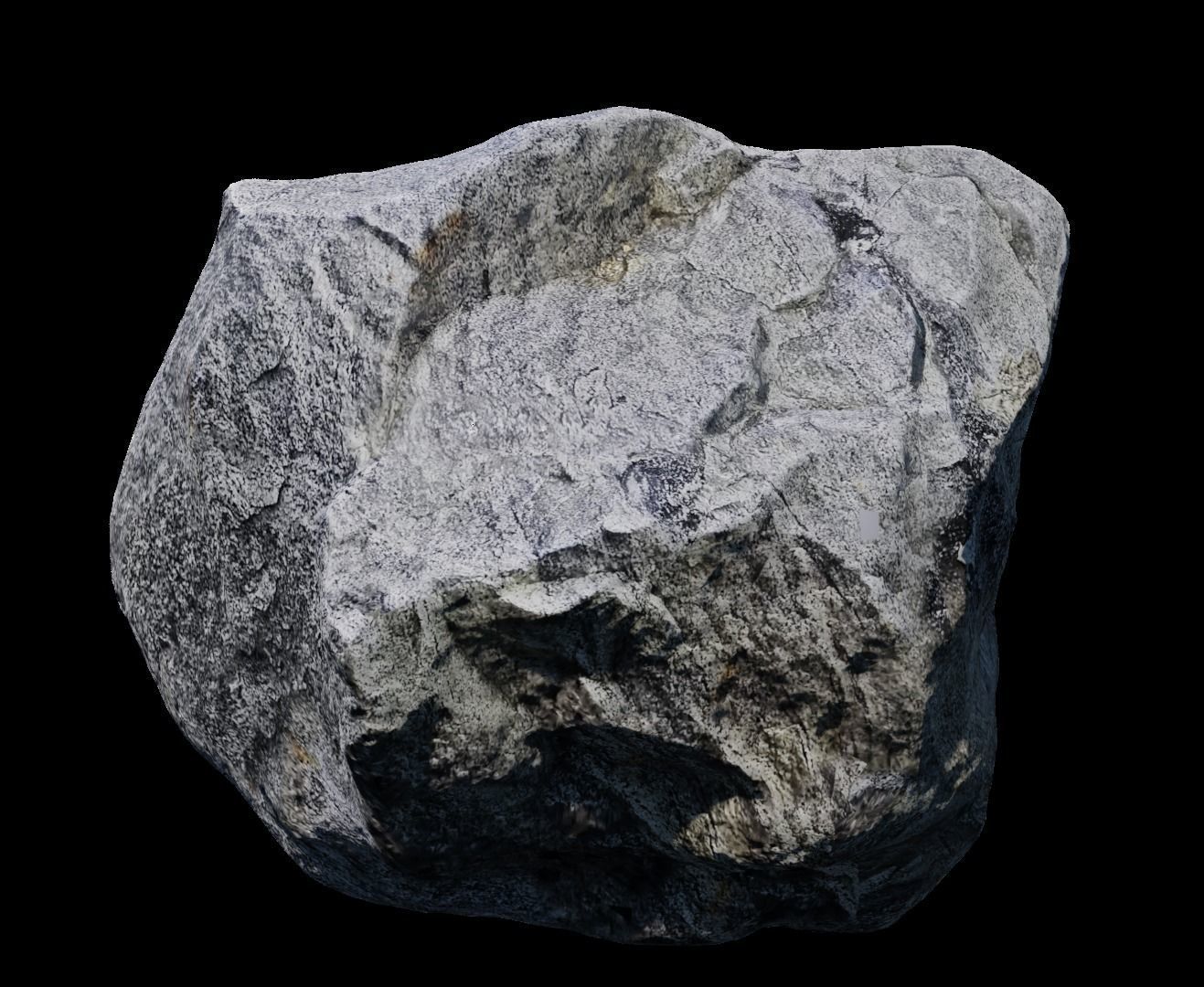 Rock Collection 01 Low-poly 3D model_14
