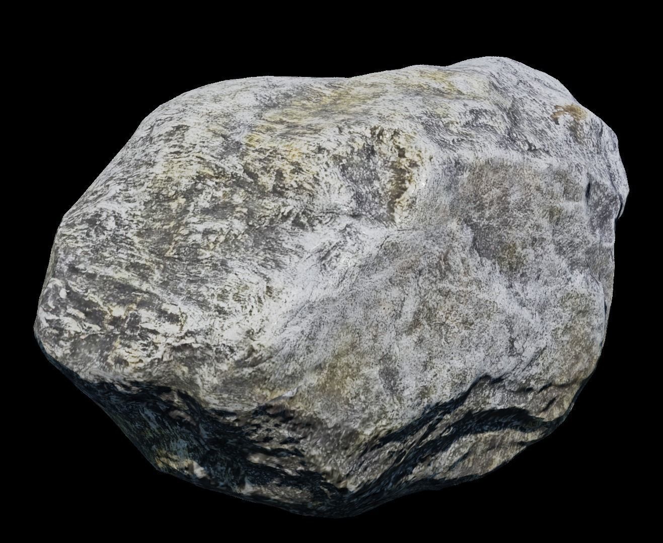 Rock Collection 01 Low-poly 3D model_17