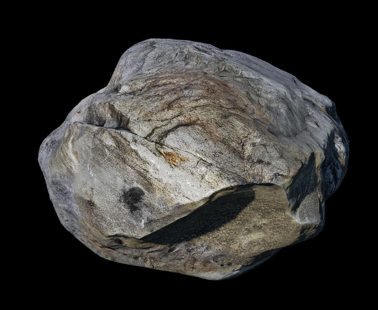 Rock Collection 01 Low-poly 3D model_15