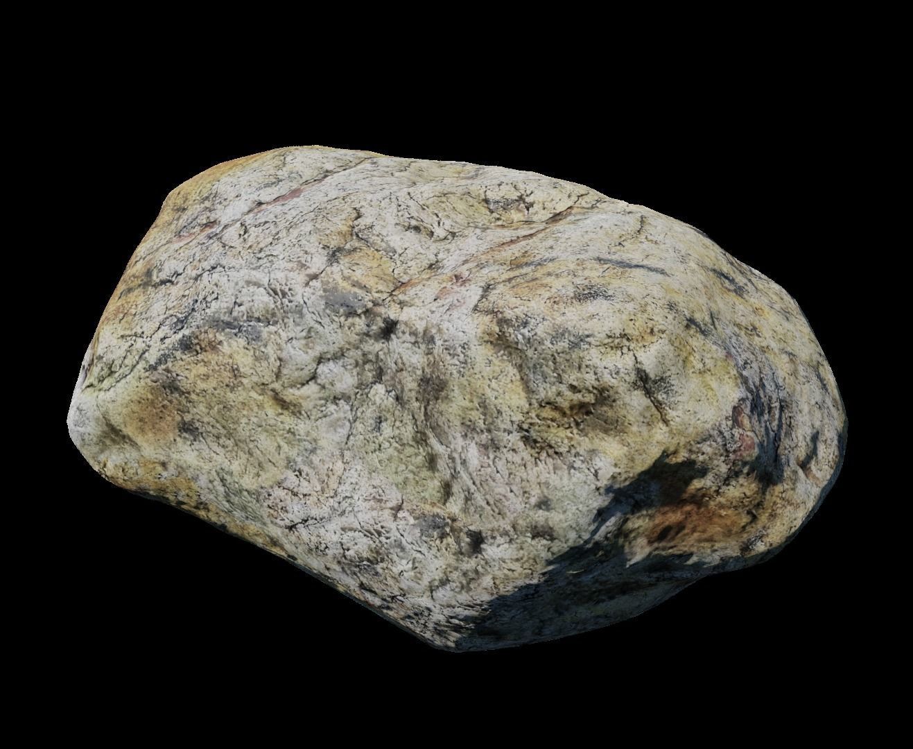 Rock Collection 01 Low-poly 3D model_20