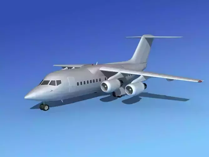 BAe 146-100 Bare Metal