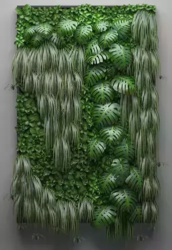 Vertical gardening 3D model