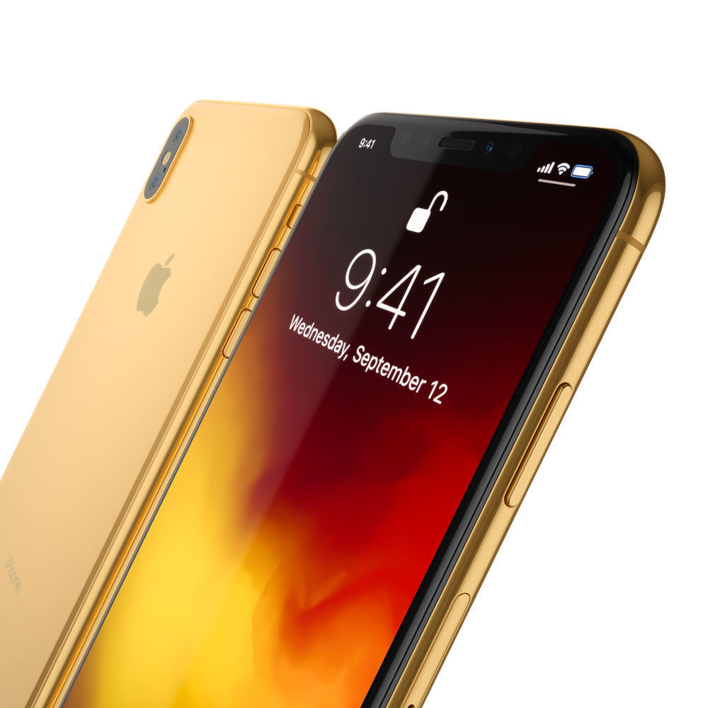 Apple iPhone XS MAX all colors 3D model_28