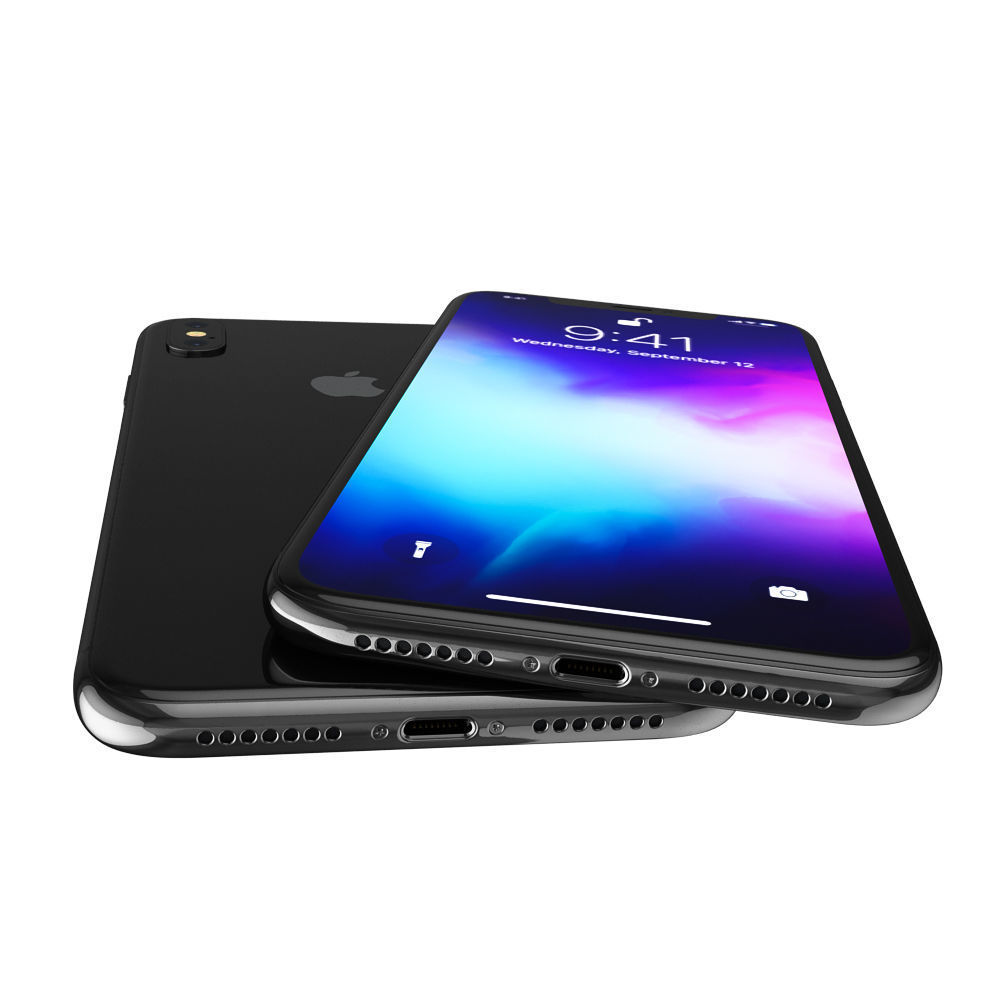 Apple iPhone XS MAX all colors 3D model_13