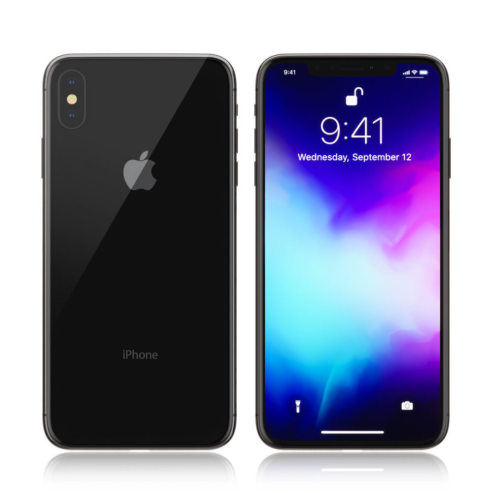 Apple iPhone XS MAX all colors 3D model_5