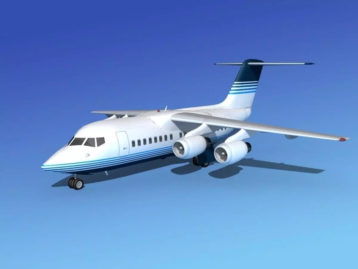 BAe 146-100 Corporate 2 3D model