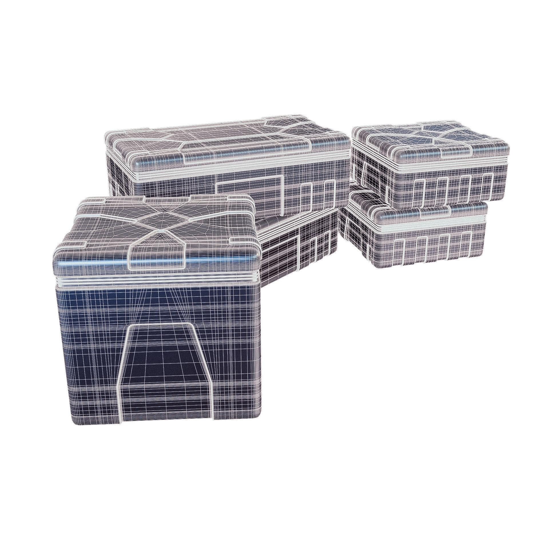 Sci-fi Military Container Free 3D model_6