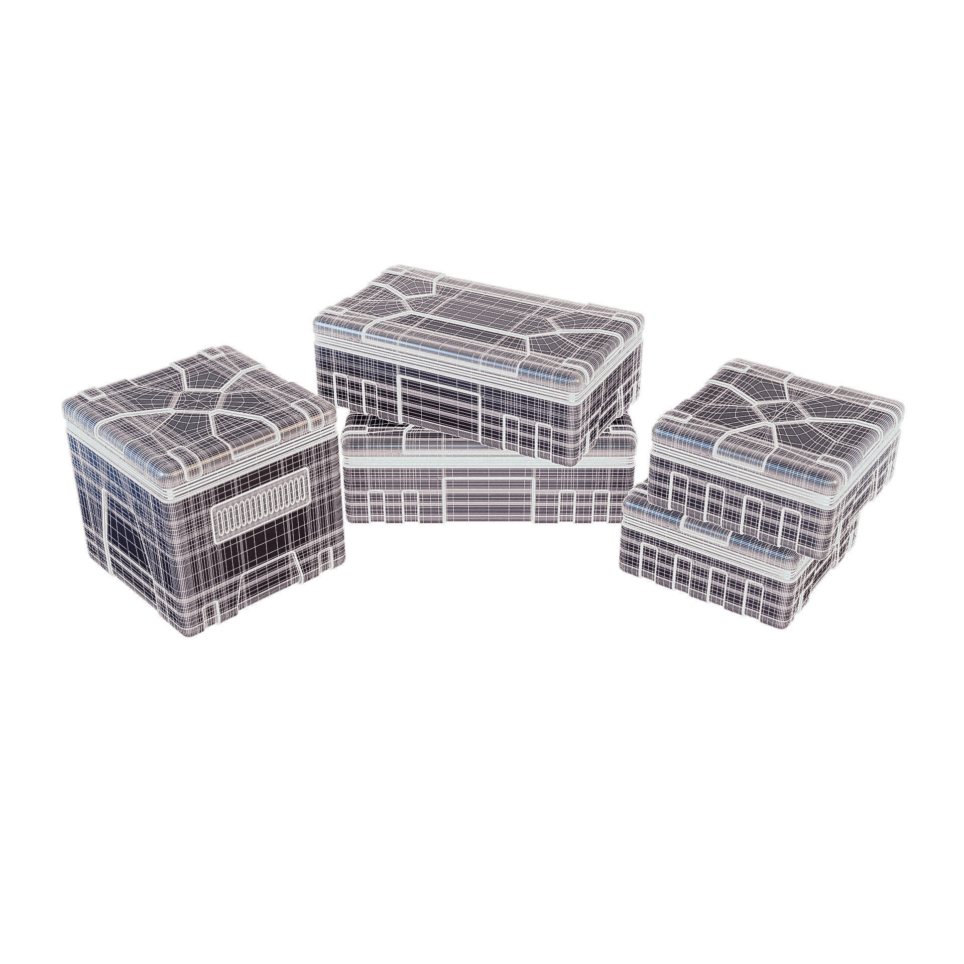 Sci-fi Military Container Free 3D model_7