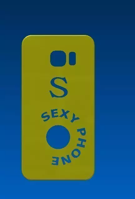 Samsung S6 cover - sexy phone and more  3D print model_0