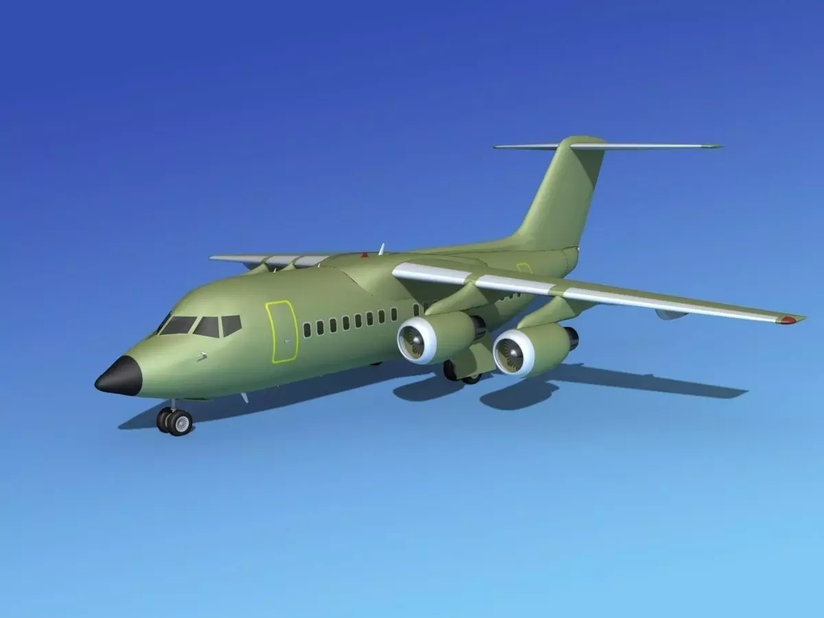 BAe 146-100 Military Transport 3D model