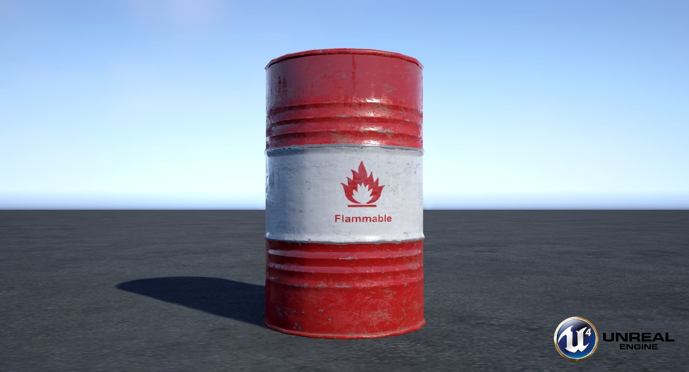 Explosive props Low-poly 3D model_7