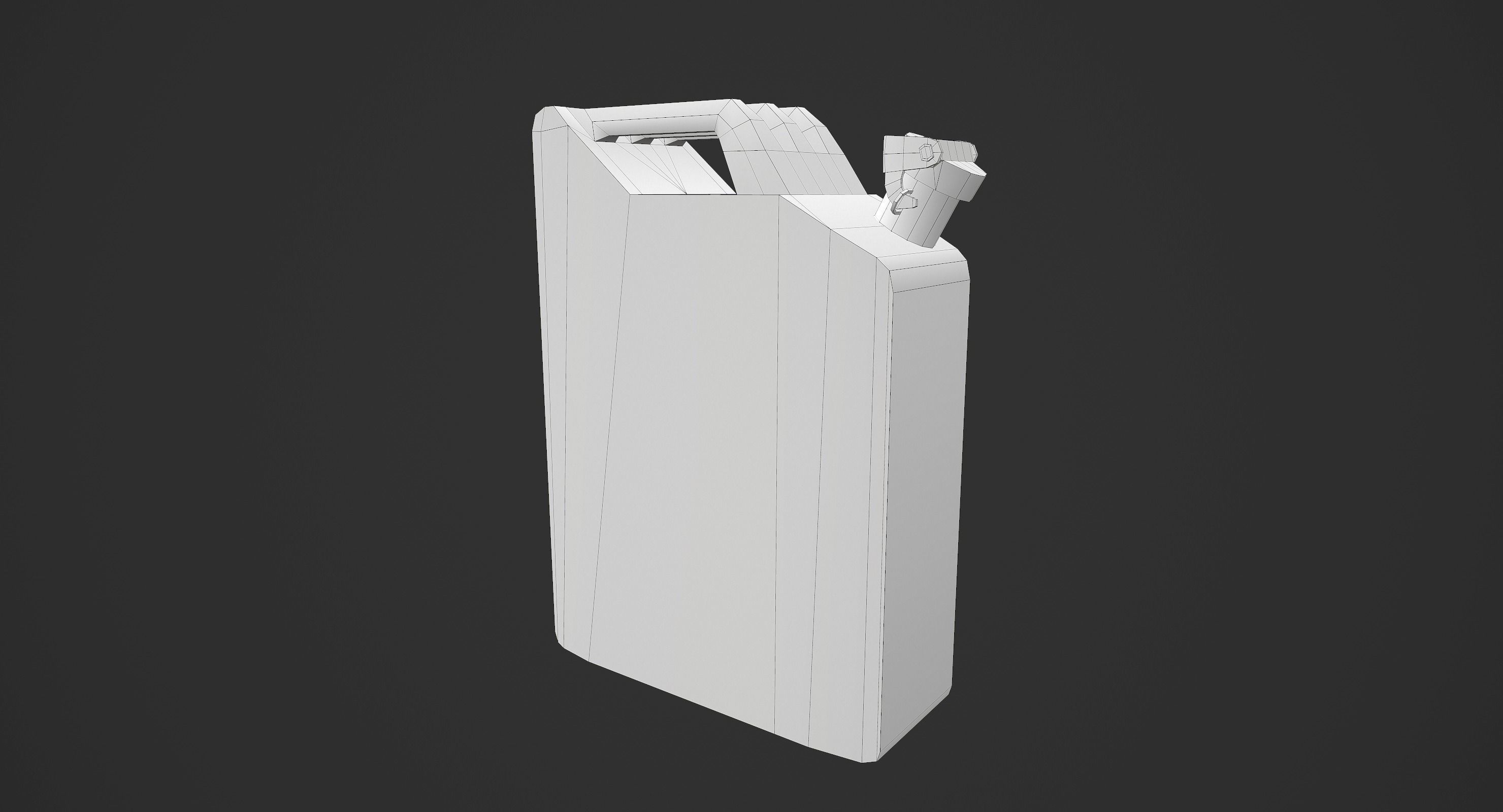 Explosive props Low-poly 3D model_37