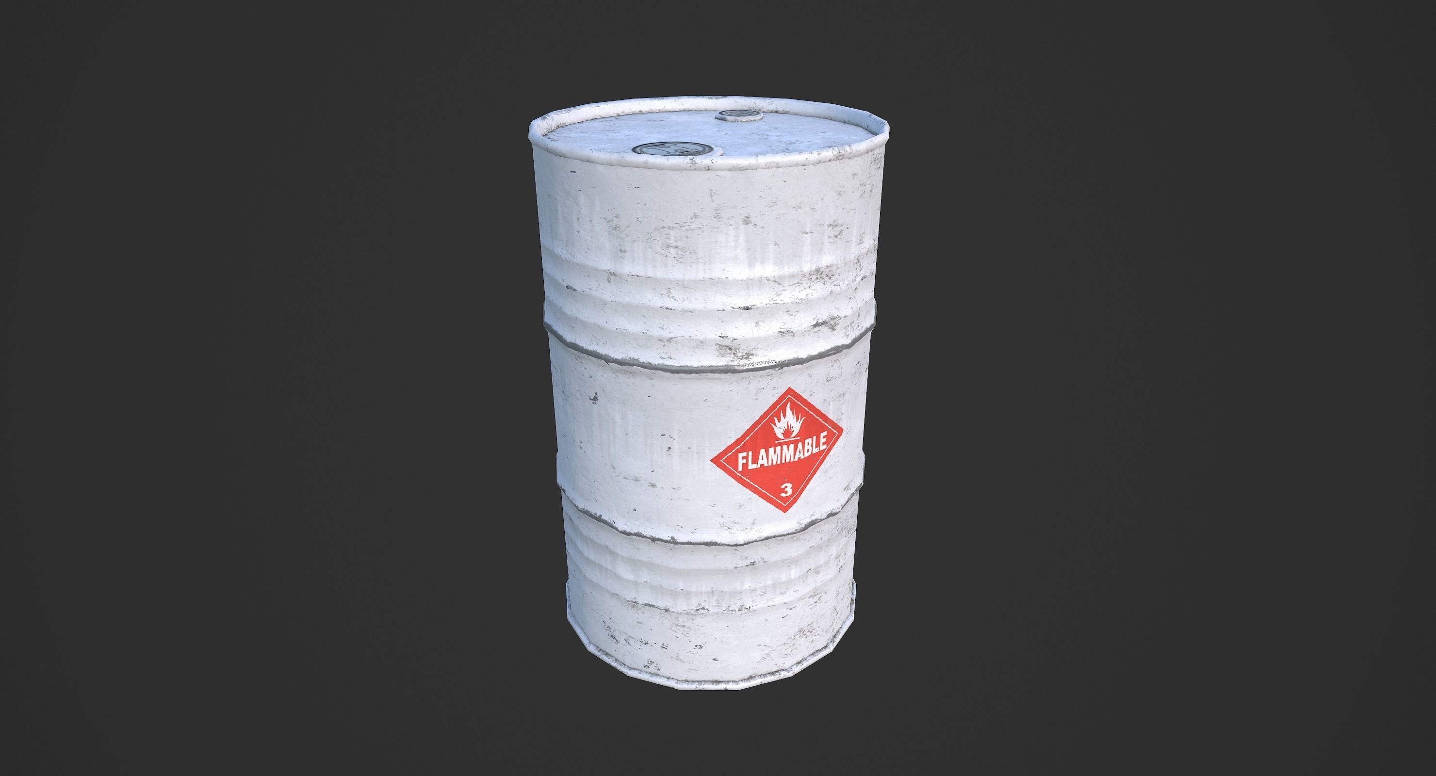 Explosive props Low-poly 3D model_15