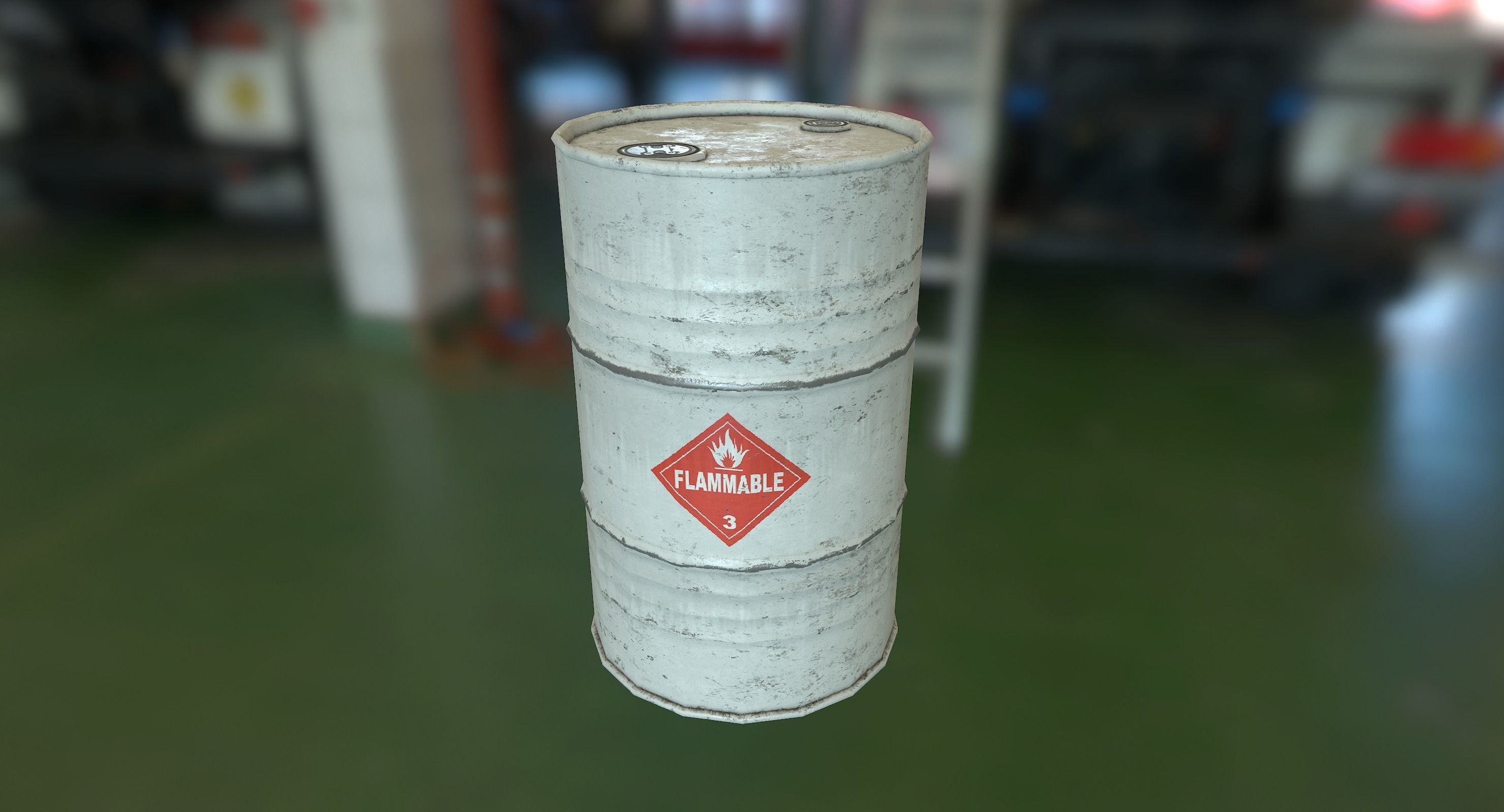 Explosive props Low-poly 3D model_14