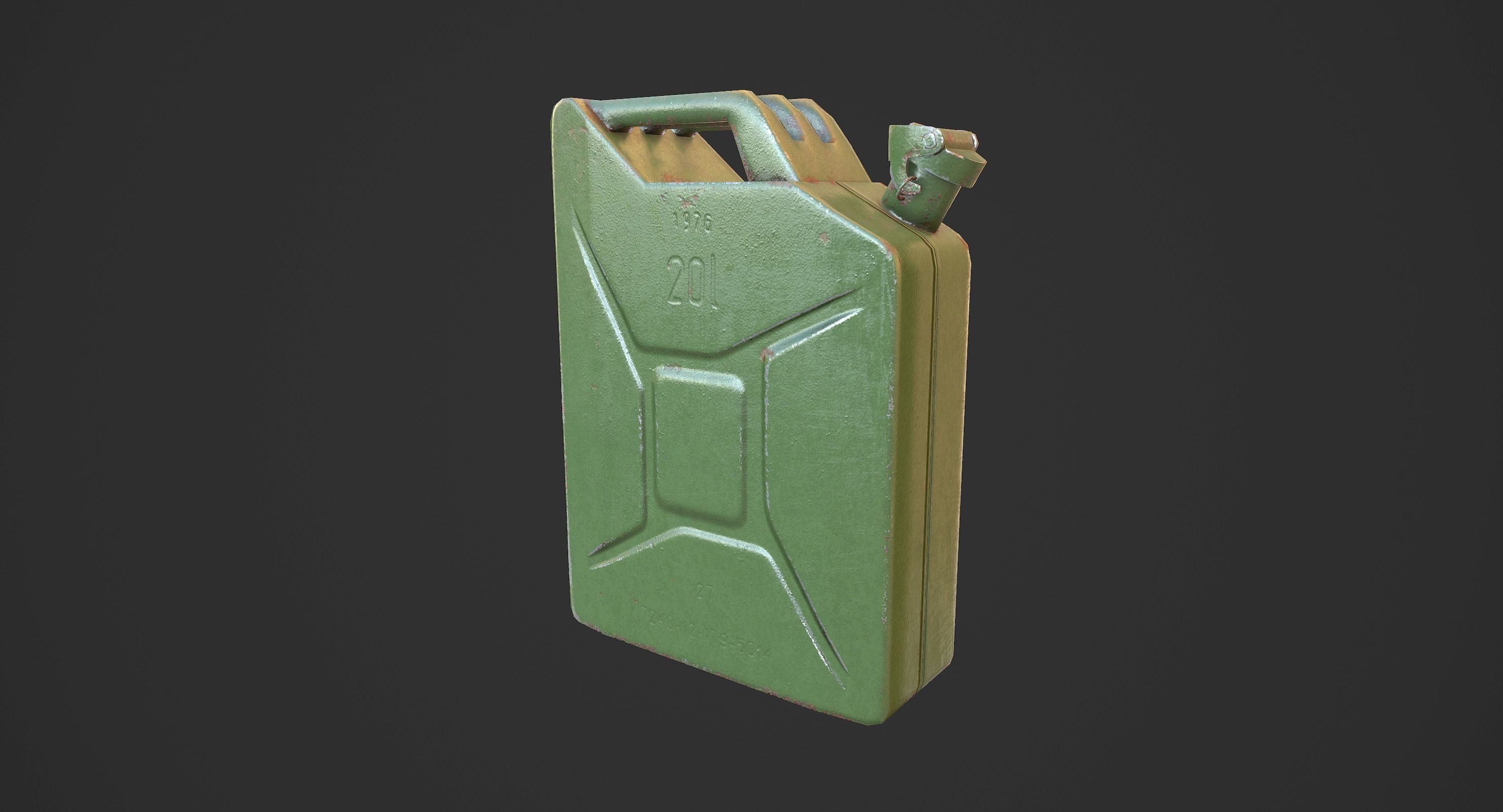 Explosive props Low-poly 3D model_28