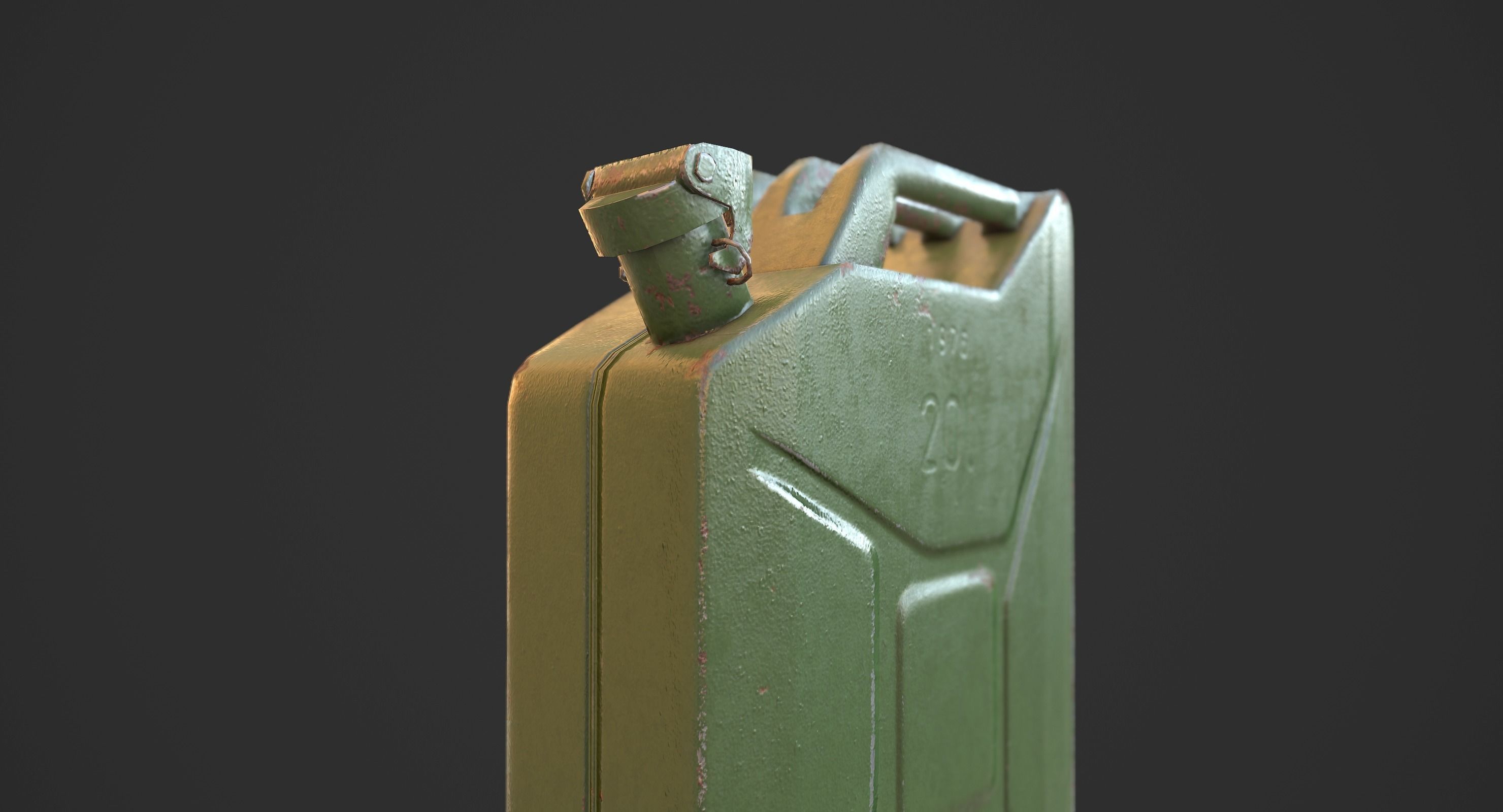 Explosive props Low-poly 3D model_27