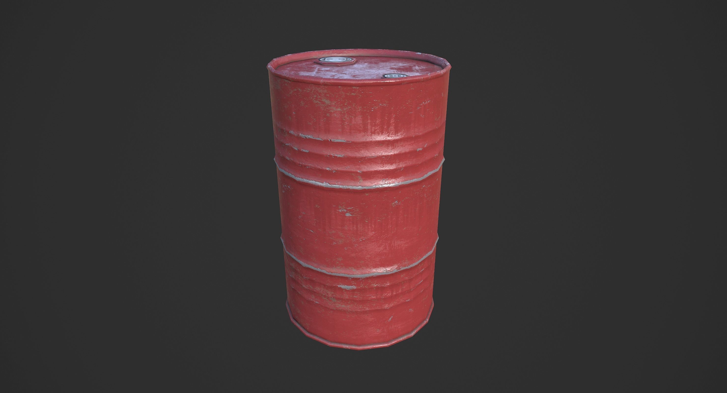 Explosive props Low-poly 3D model_10
