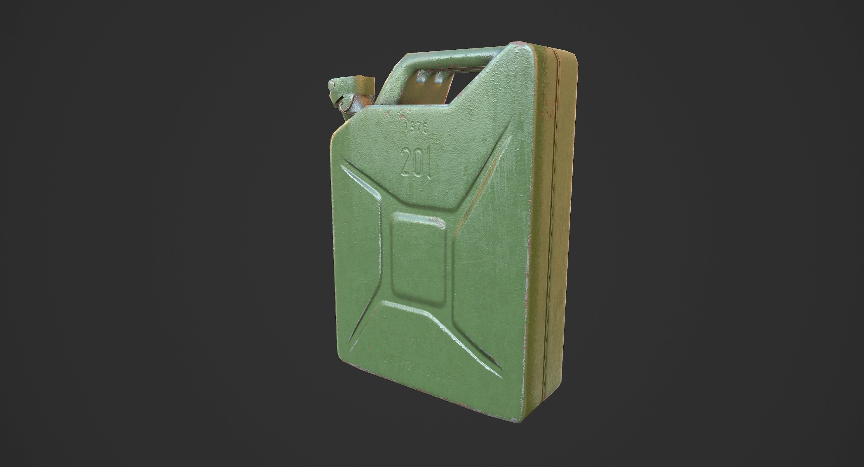Explosive props Low-poly 3D model_30