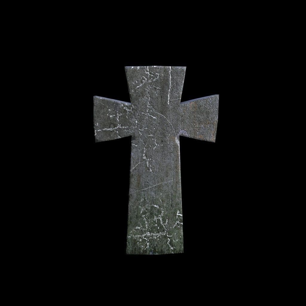 Old Gravestones 3D Model Collection_5