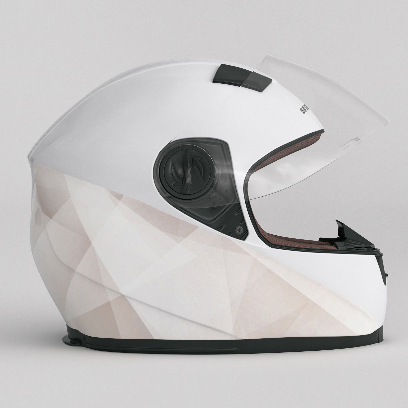 Motorcycle Helmet 3D model_4