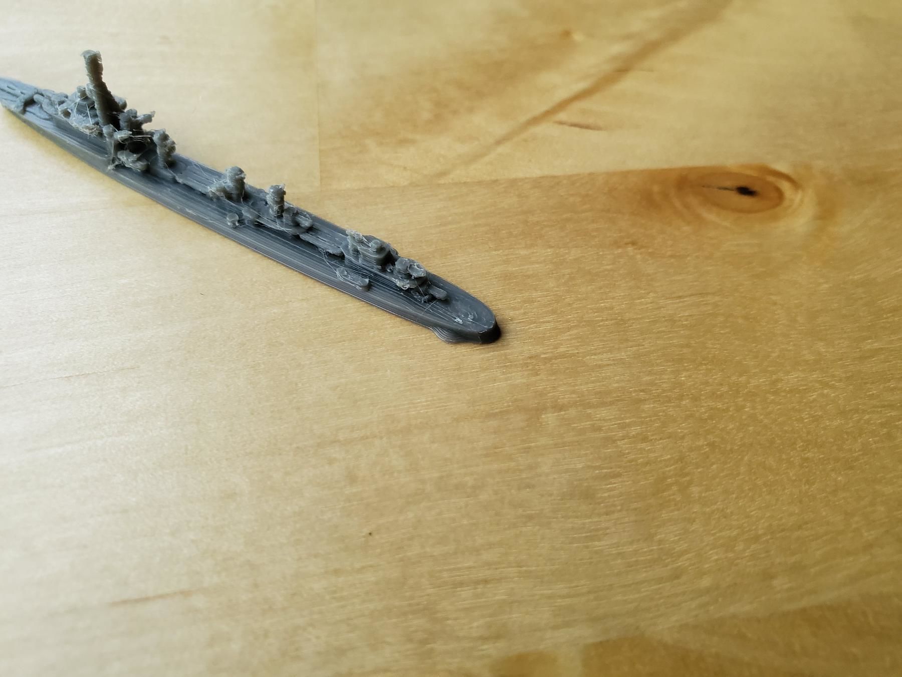 French Aigle Class Destroyer Warship 3D print model_8