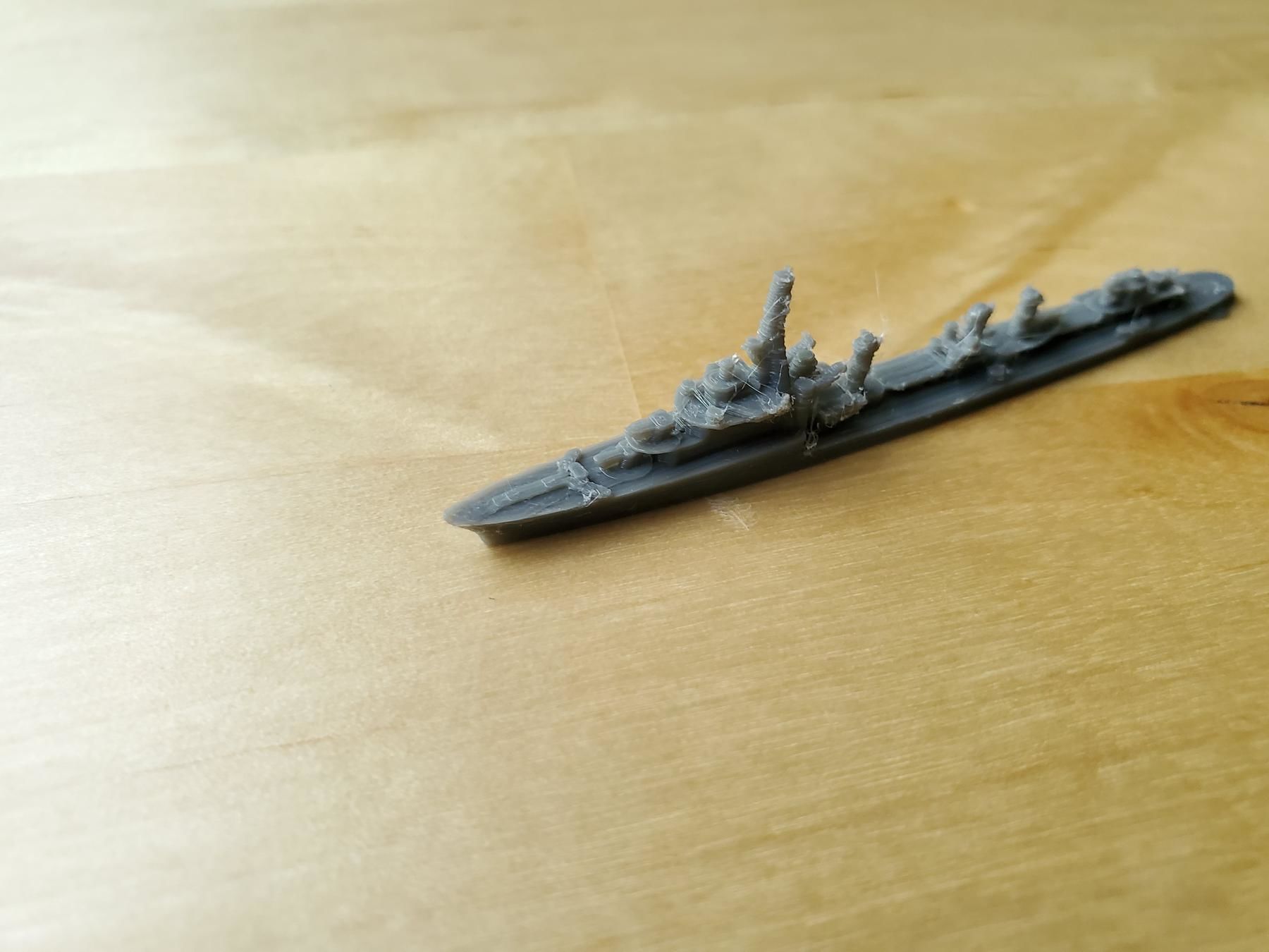 French Aigle Class Destroyer Warship 3D print model_6