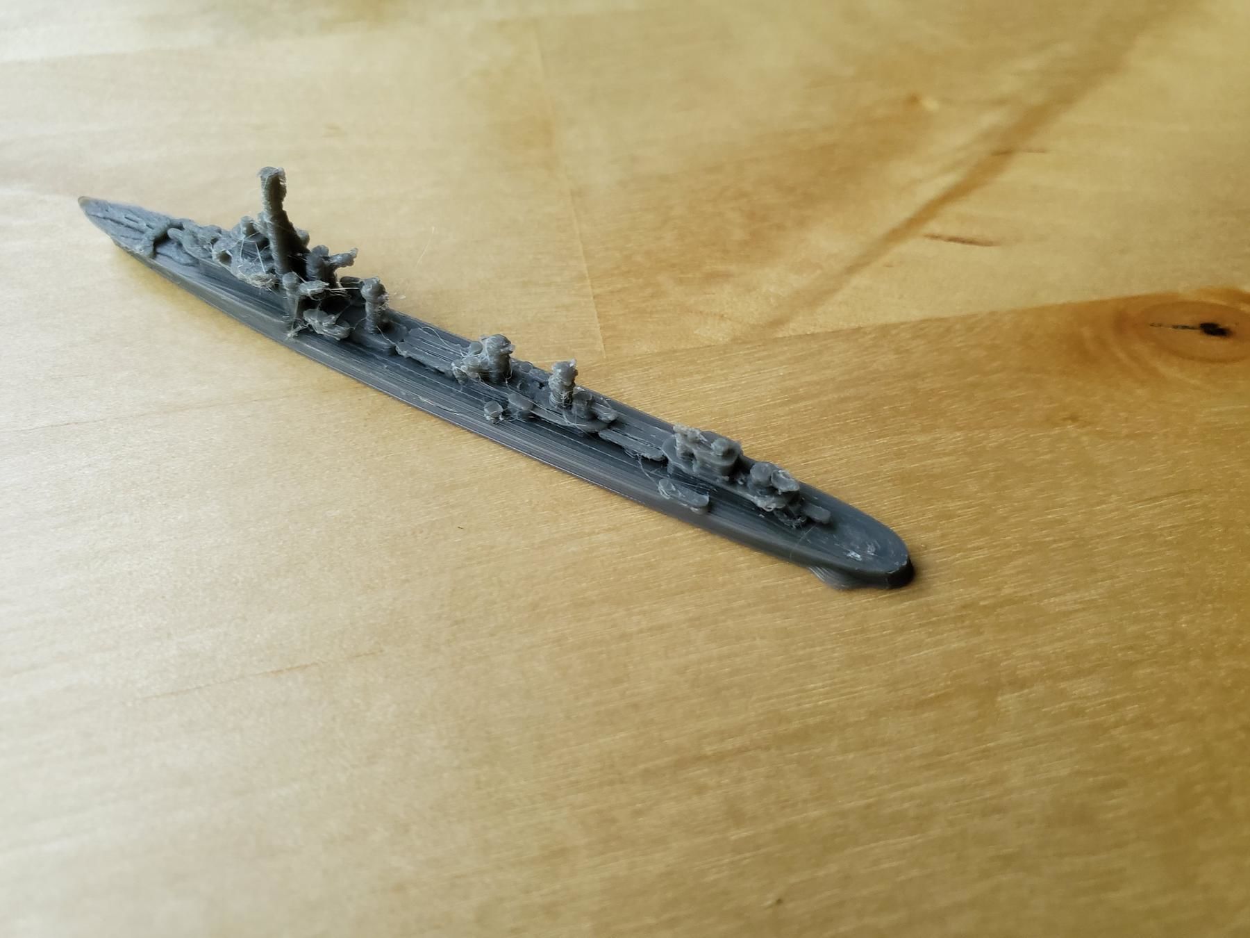 French Aigle Class Destroyer Warship 3D print model_7