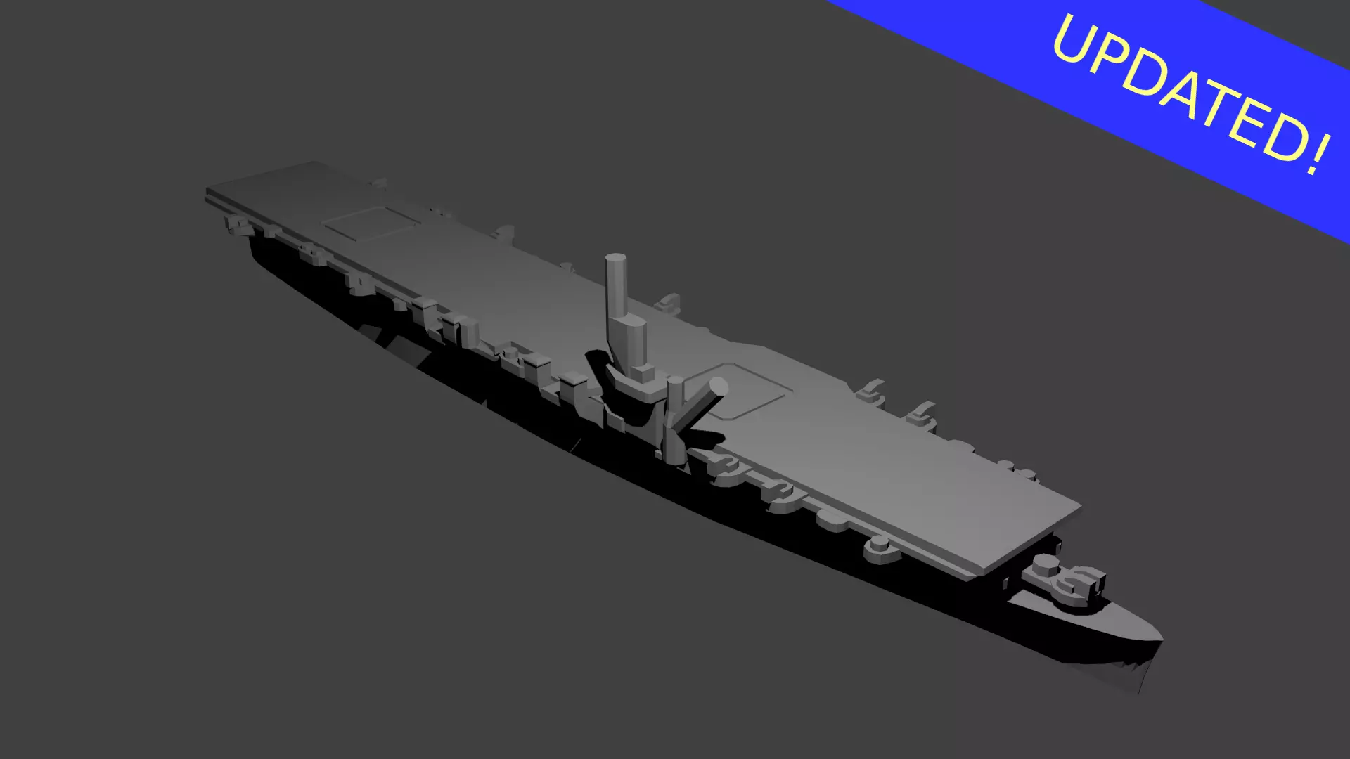 US Independence Class Aircraft Carrier 3D print model_0