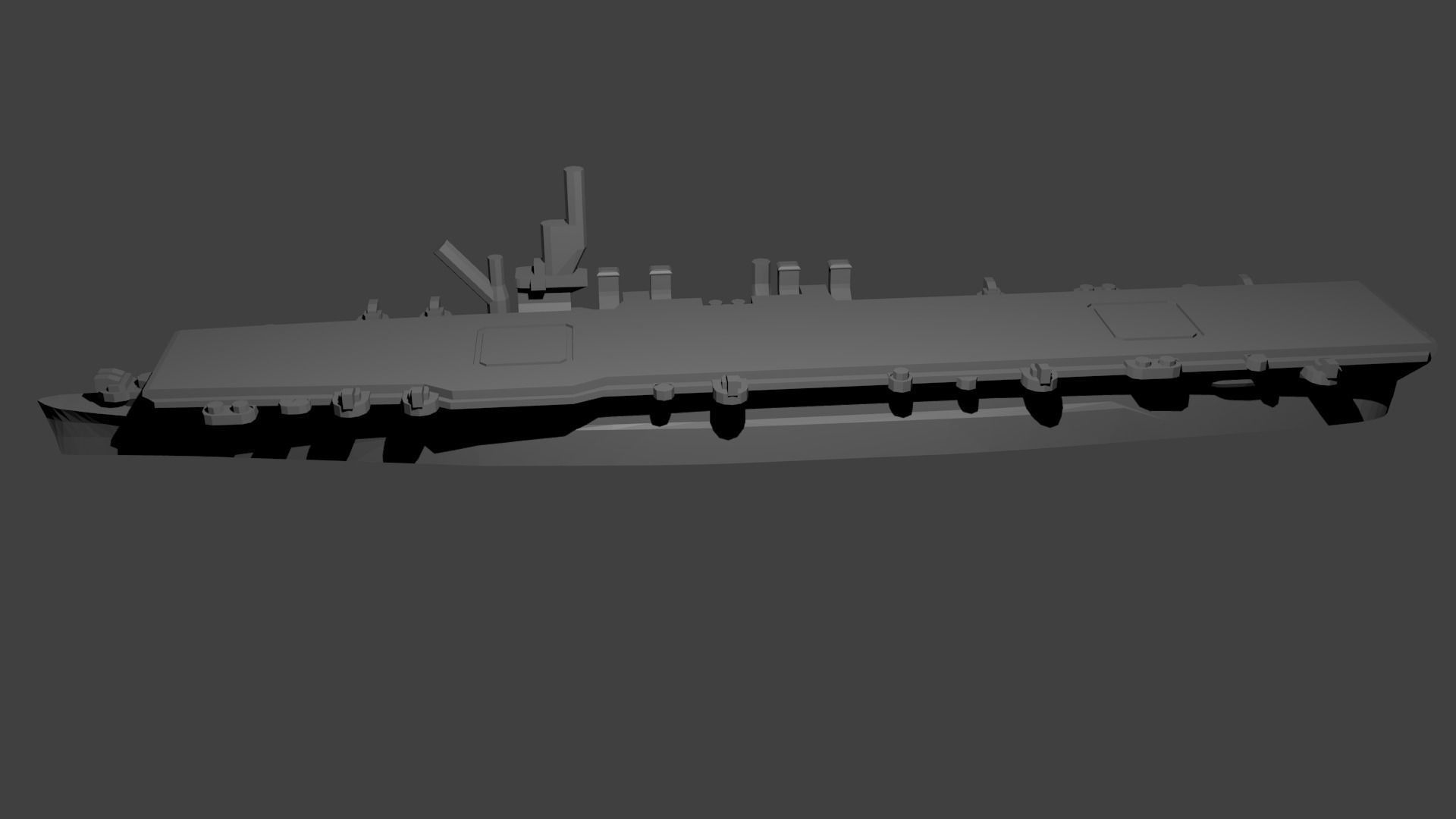 US Independence Class Aircraft Carrier 3D print model_2