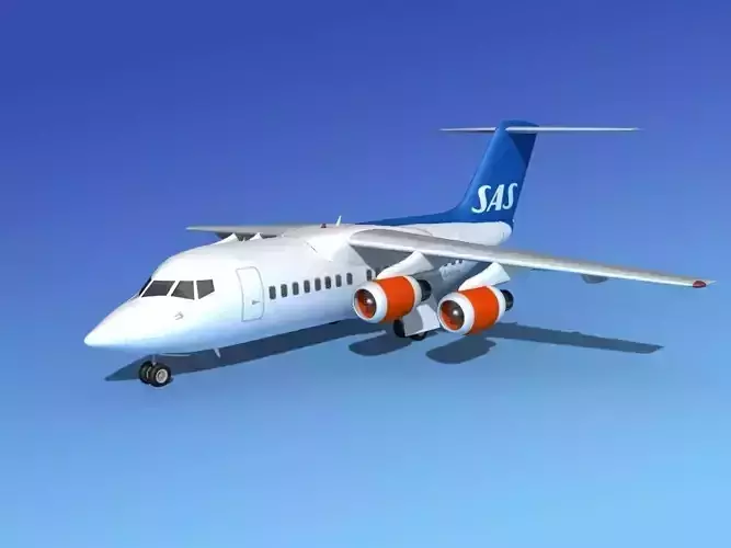 BAe 146-100 SAS 3D model