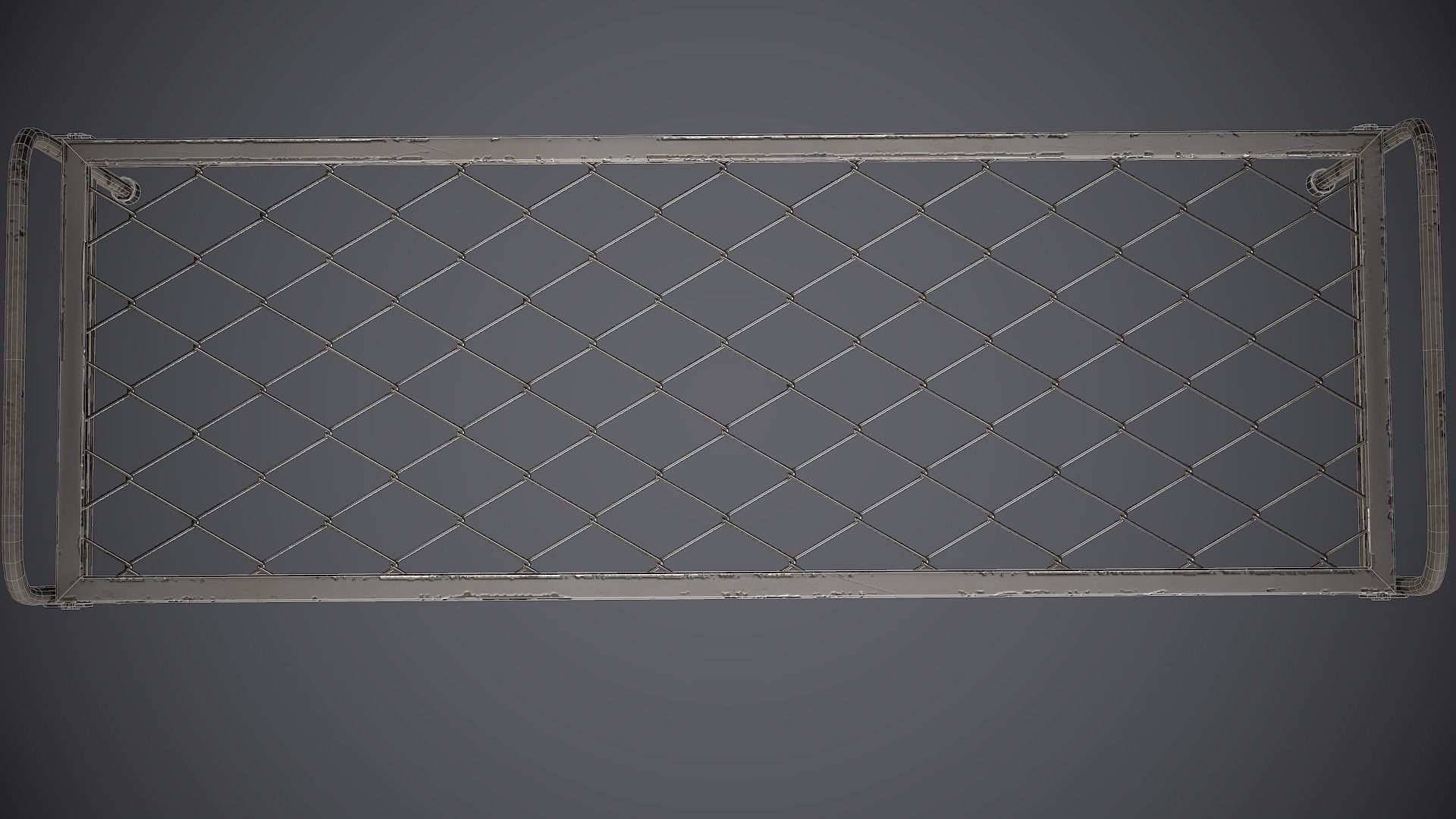 Bed and Cot Low-poly 3D model_16