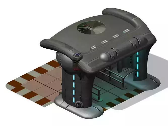 Machinery - Garage Entrance 01