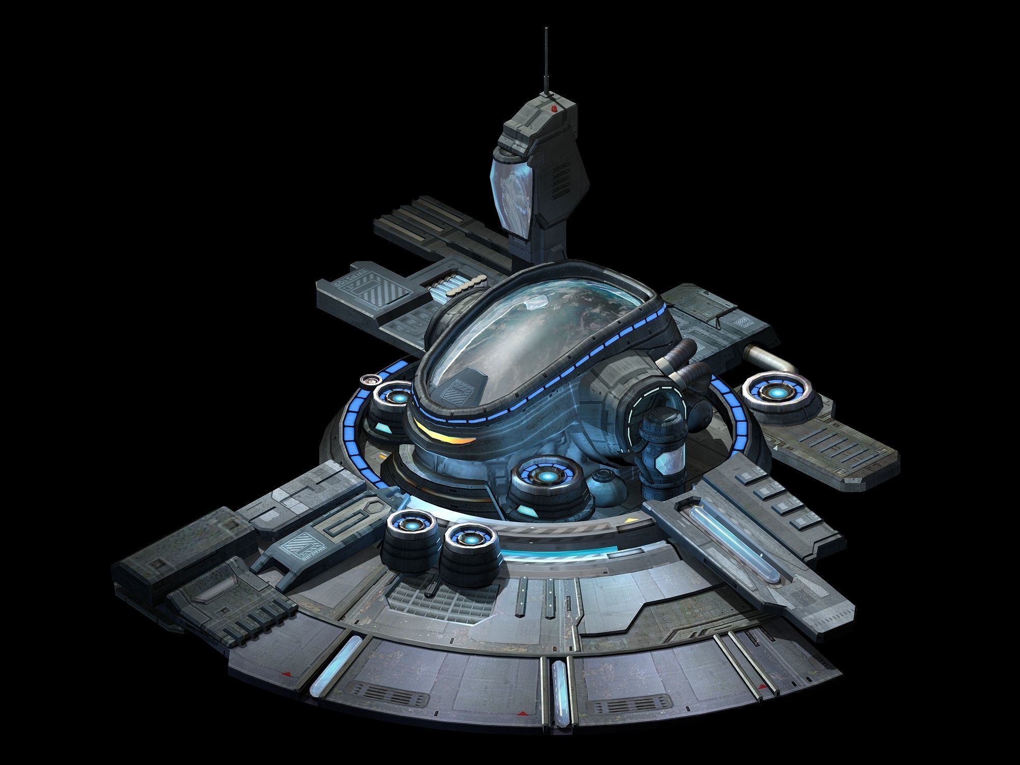 Machinery - Spacecraft - Functional Objects 01 3D model_3