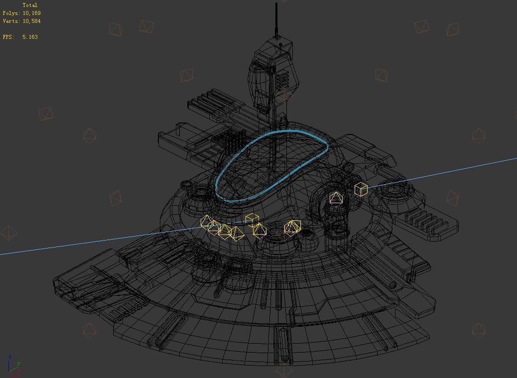 Machinery - Spacecraft - Functional Objects 01 3D model_2