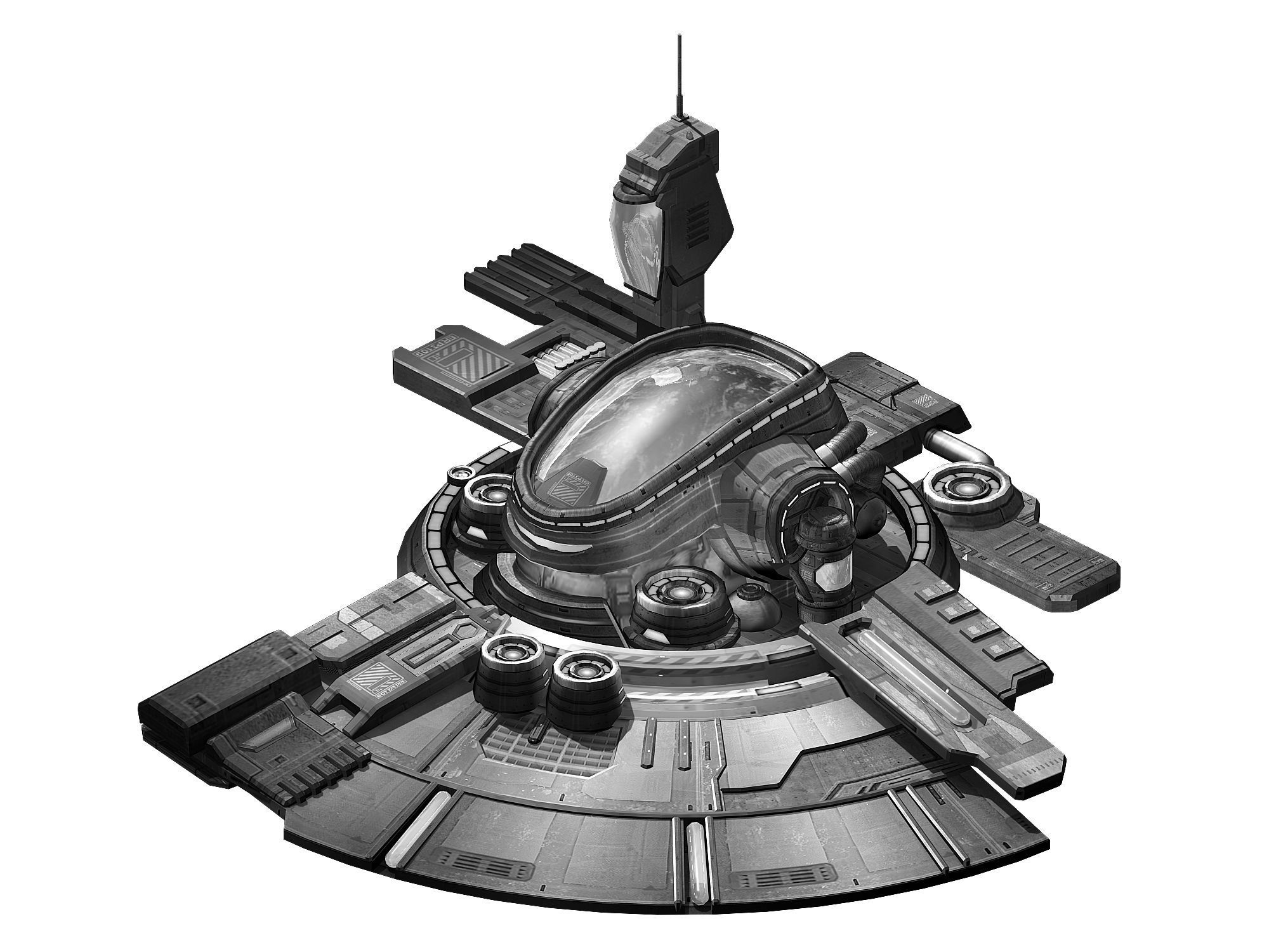 Machinery - Spacecraft - Functional Objects 01 3D model_4