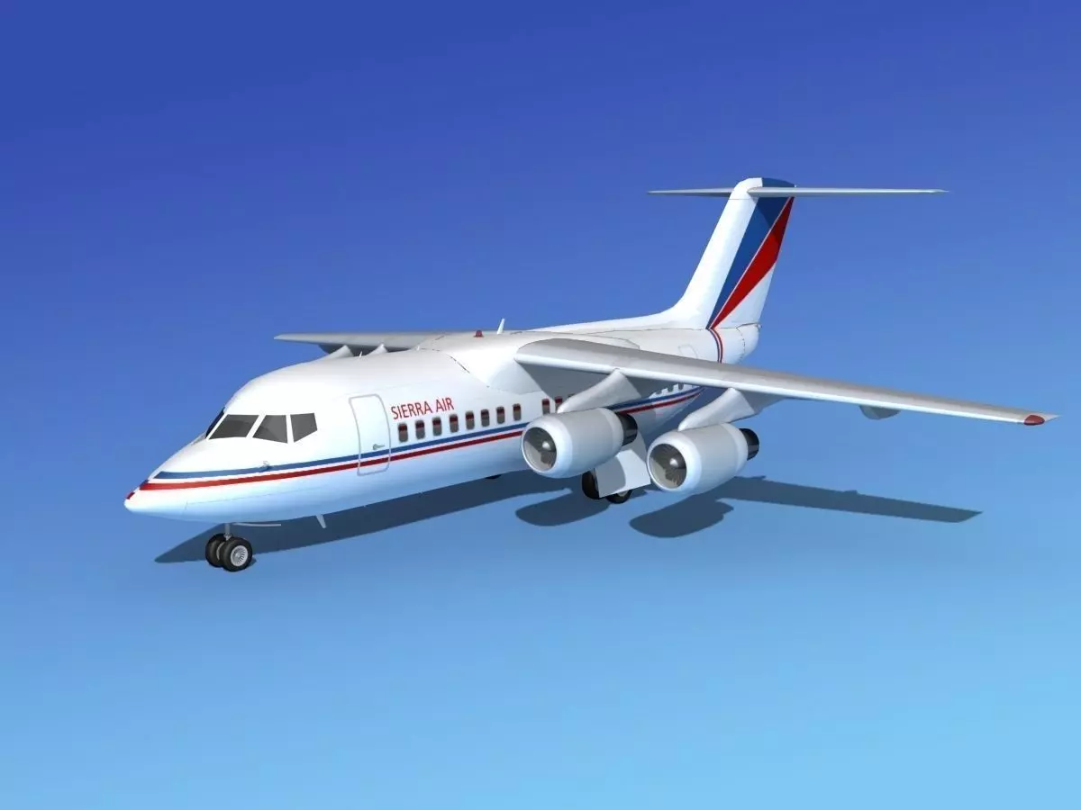 BAe 146-100 Sierra Air 3D model