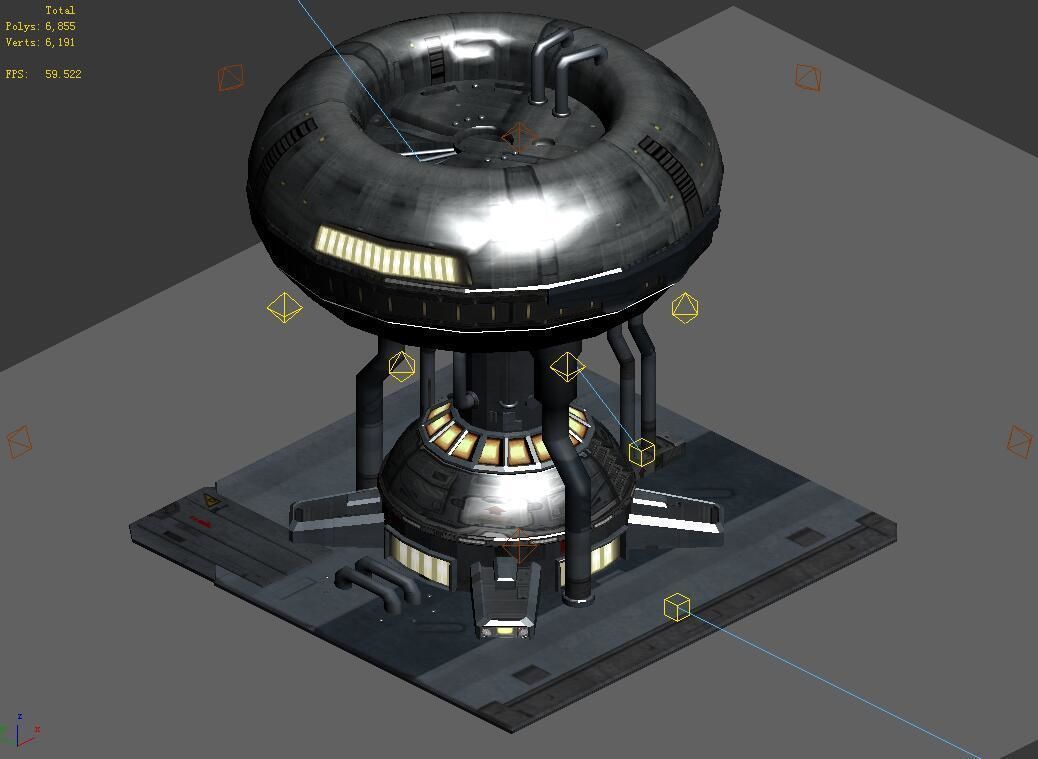 Machinery - Spacecraft - Functional Objects 04 3D model_1