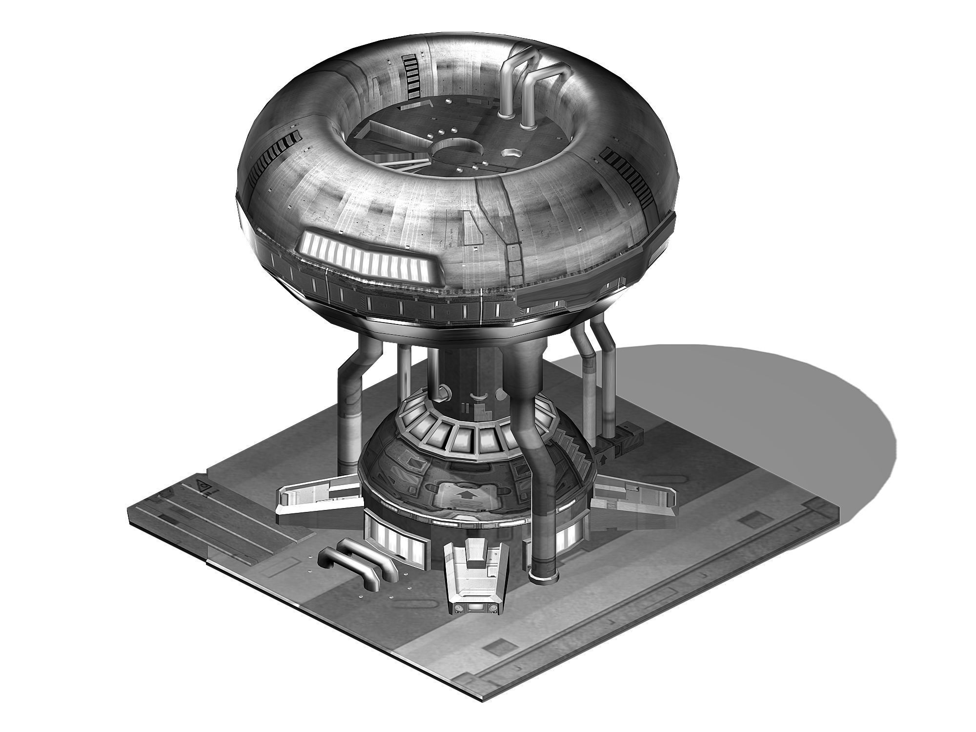 Machinery - Spacecraft - Functional Objects 04 3D model_4