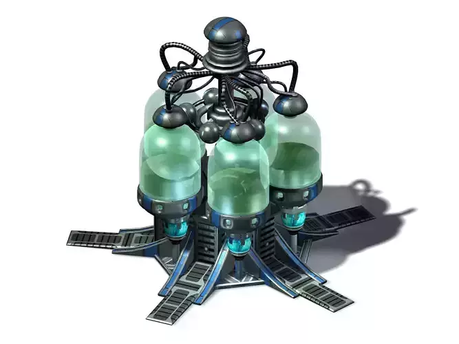 Machinery - Spacecraft - Functional Objects 06 3D model