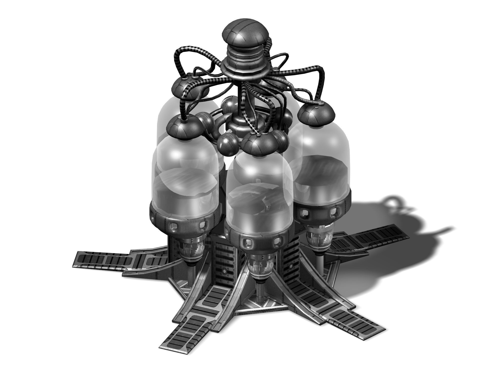 Machinery - Spacecraft - Functional Objects 06 3D model_4