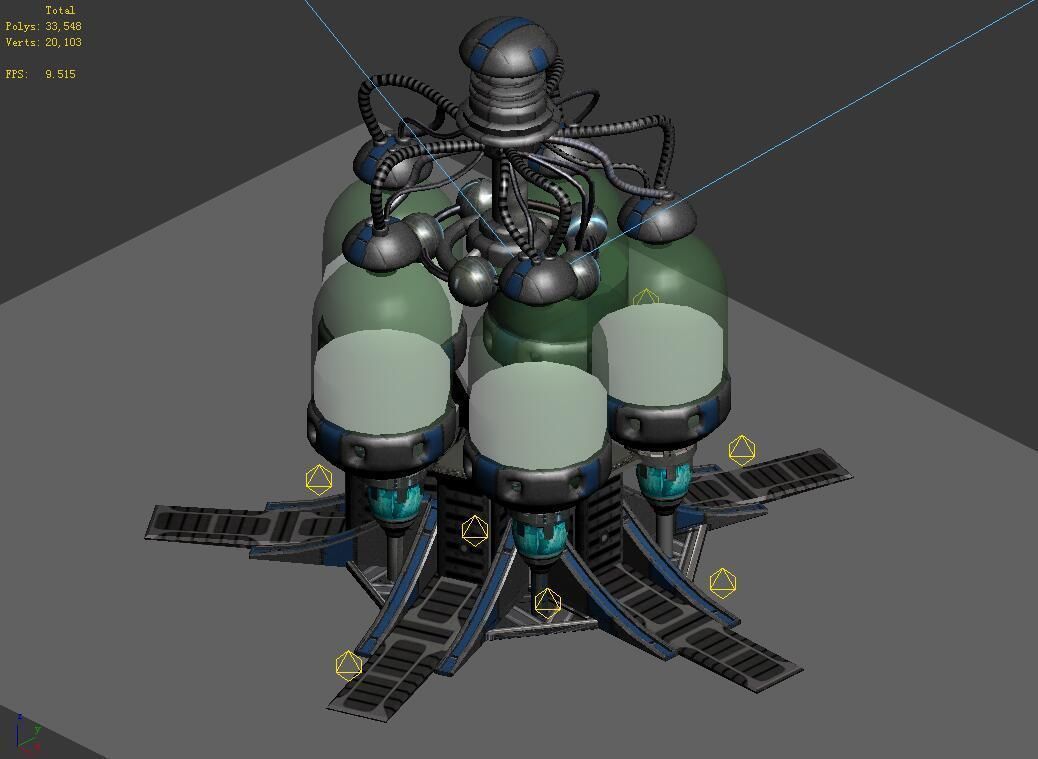 Machinery - Spacecraft - Functional Objects 06 3D model_1