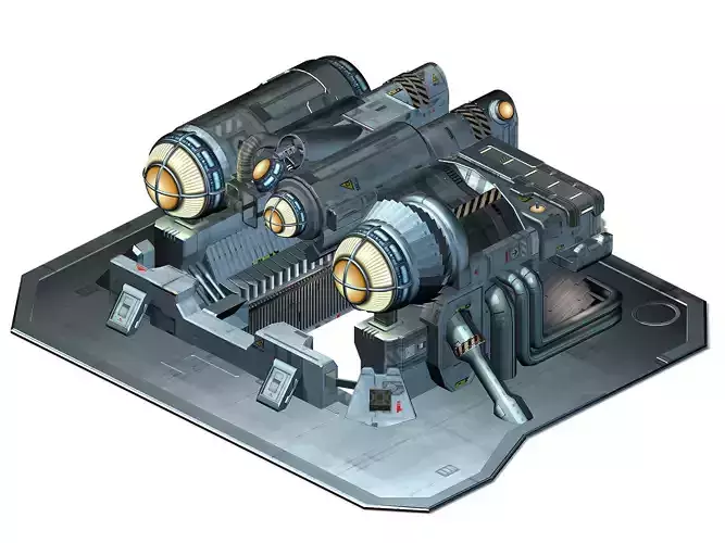 Machinery - Spacecraft - Functional Objects 07