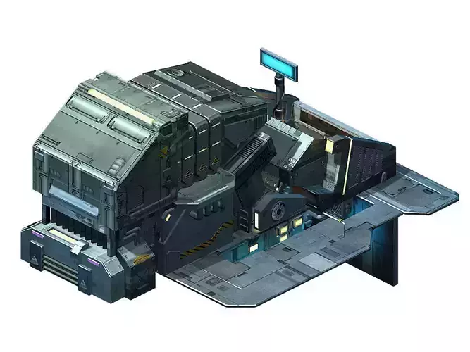 Machinery - Spacecraft - Functional Objects 08