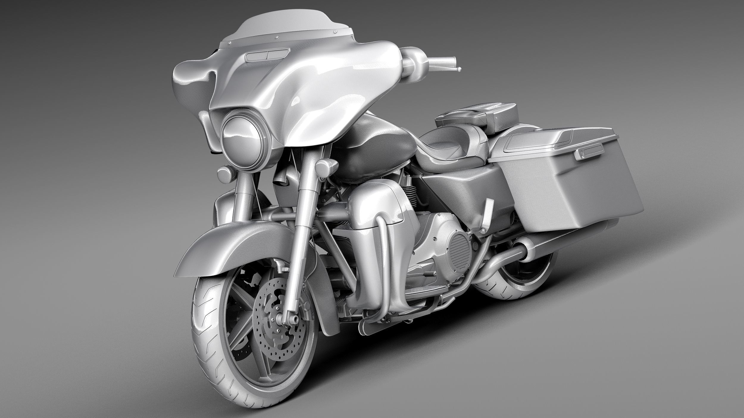Harley-Davidson Street Glide 2015 3D model_8