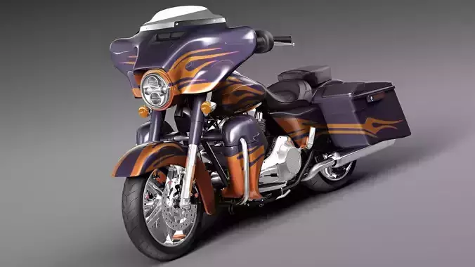 Harley-Davidson Street Glide 2015 3D model